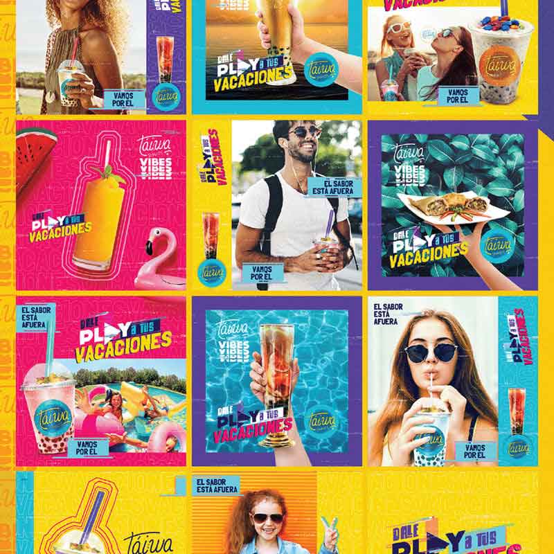 Zenesa Digital creative work sample - brand collateral