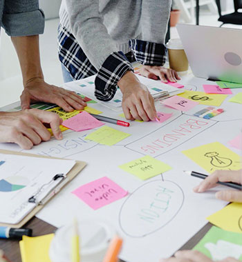 Step 1 of the Zenesa Digital web design process: talking to the client