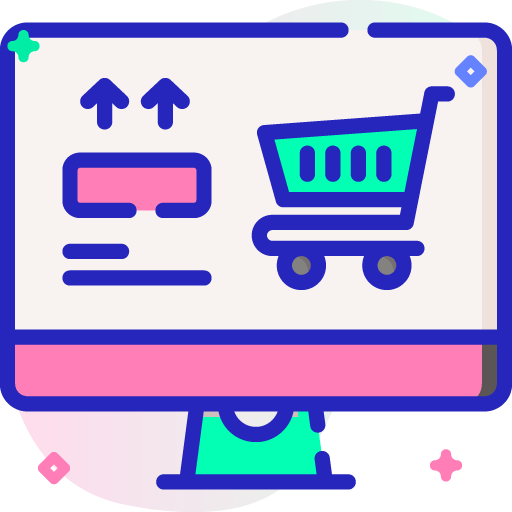 E-commerce website design service icon